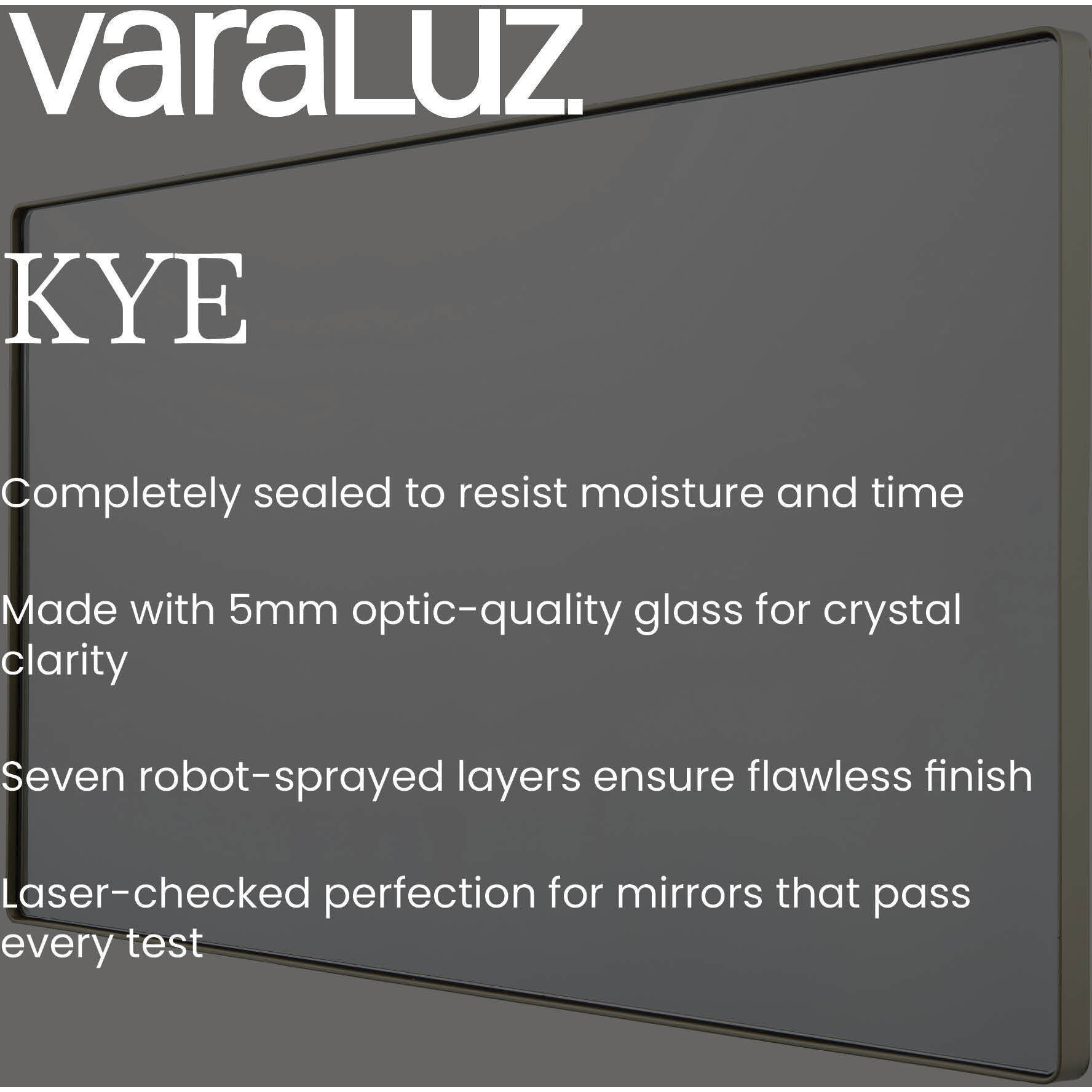 Kye 40 X 40 inch Black Wall Mirror, Varaluz Casa