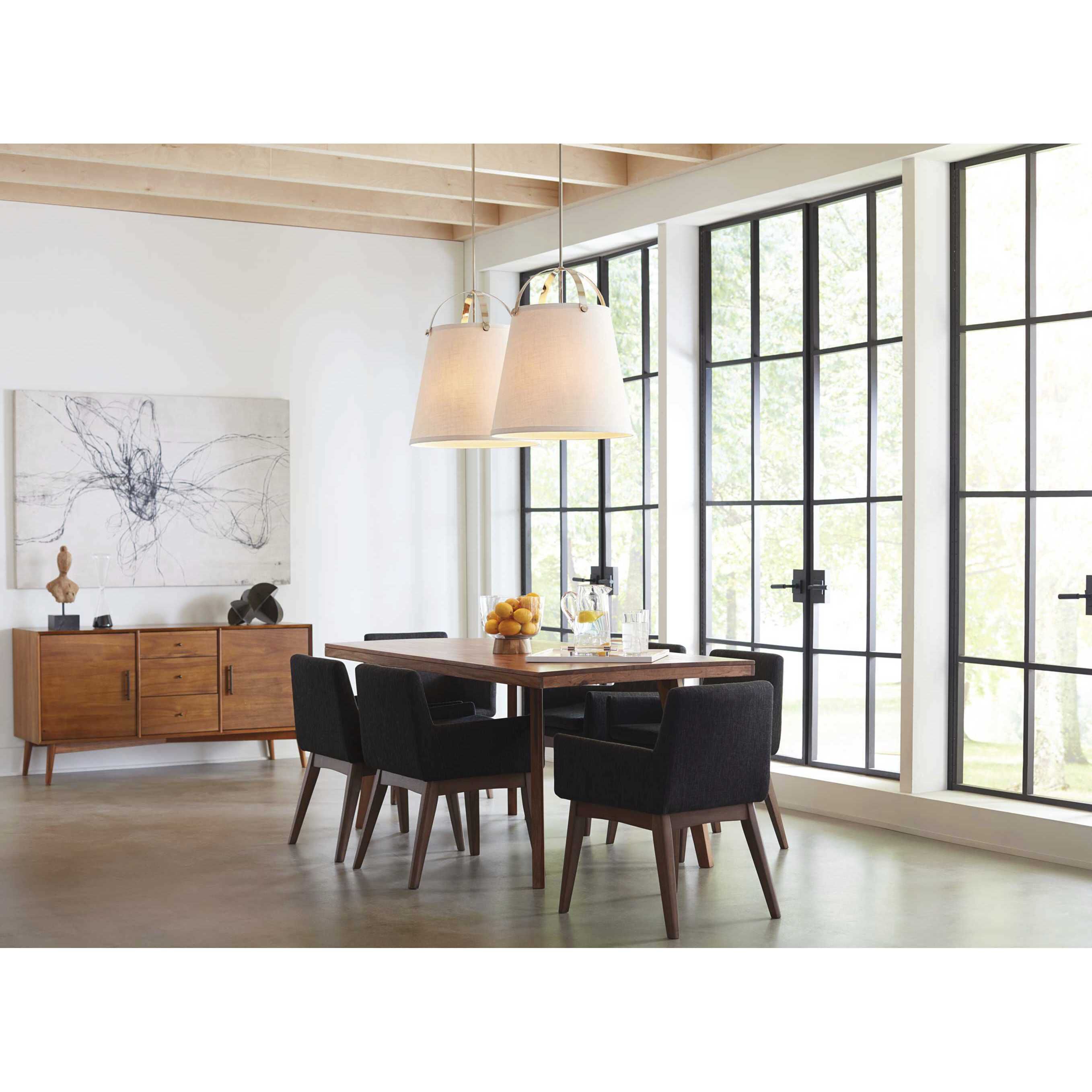 Galley 3 Light Polished Nickel Pendant Ceiling Light, Design Series