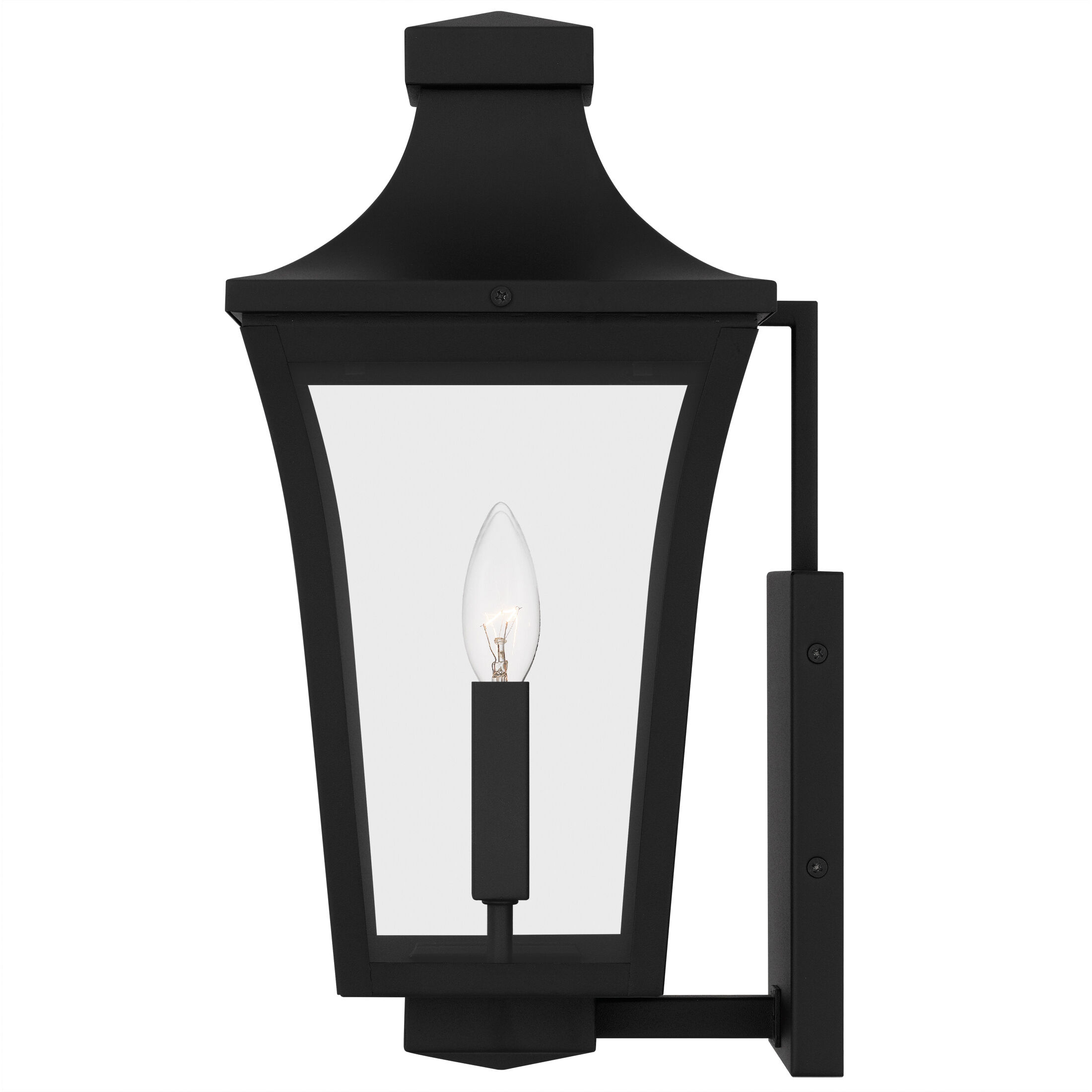 Quentin 2 Light 16.25 inch Earth Black Outdoor Wall Lantern, Medium