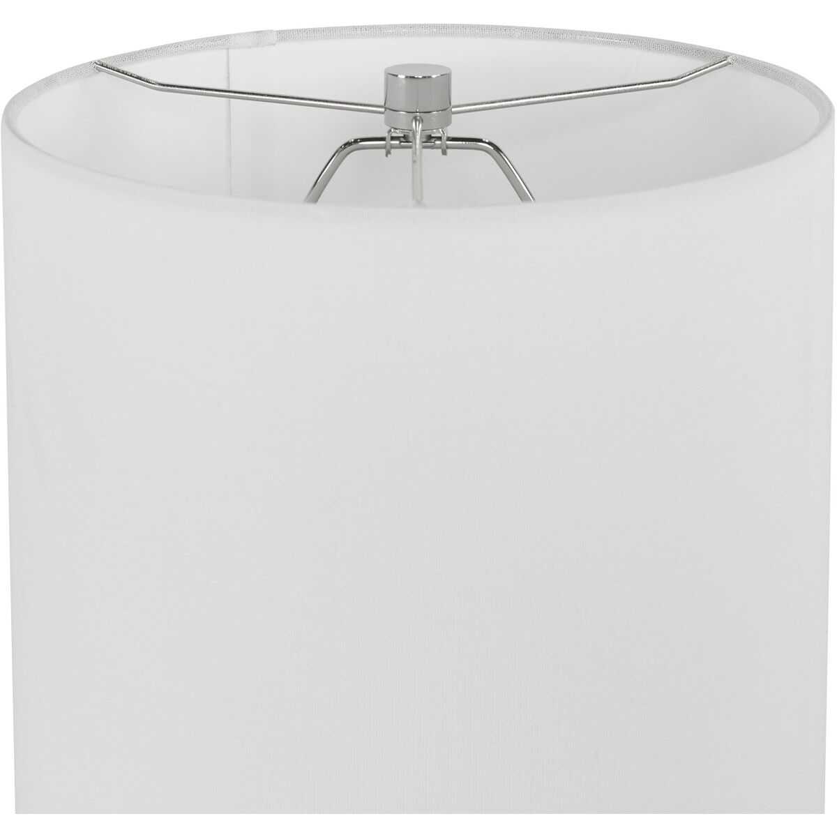 Inverse 35 inch 150.00 watt White and Black Marble Table Lamp Portable Light