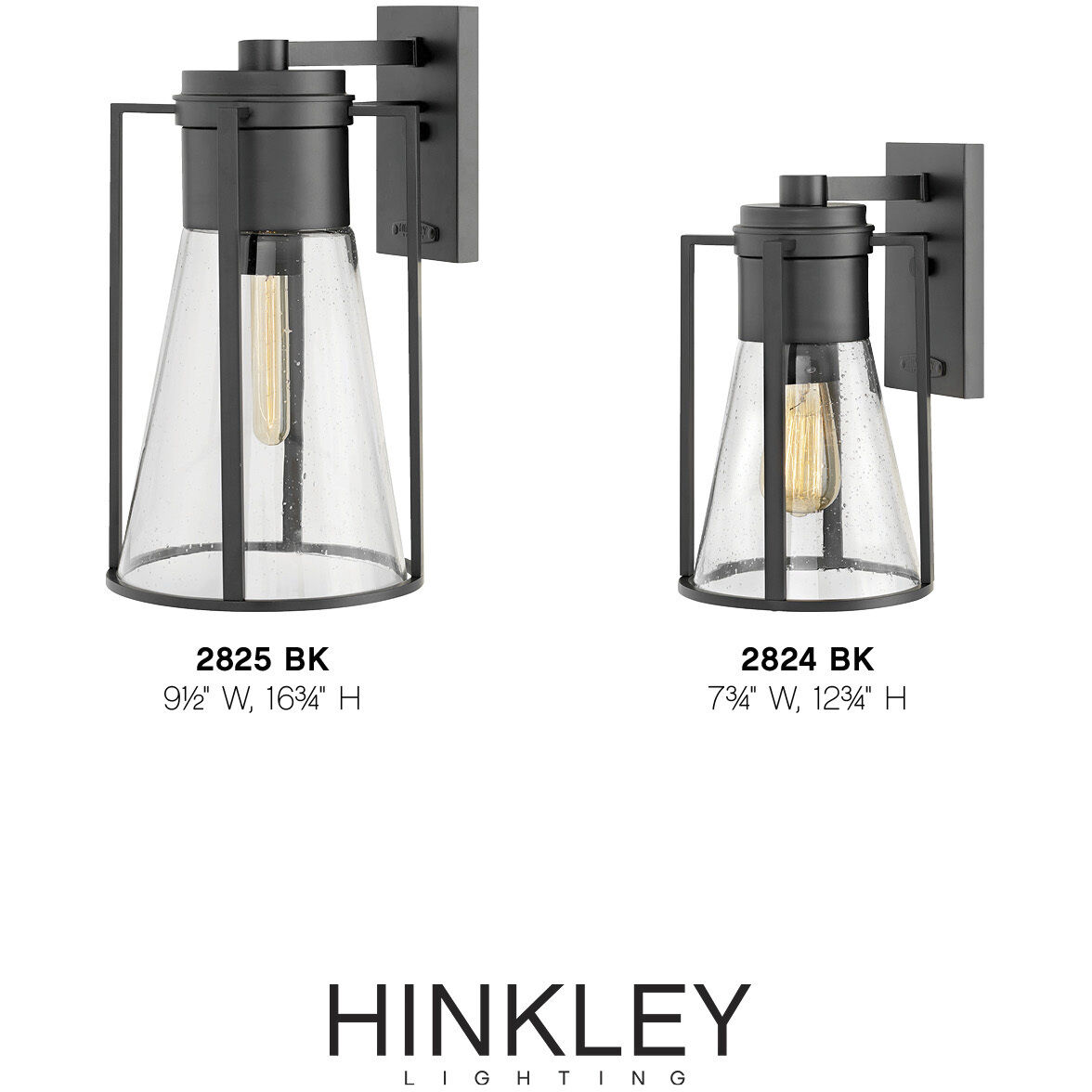 Refinery LED 17 inch Black Outdoor Wall Mount Lantern, Large