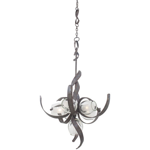 Solana LED 28 inch Oxidized Copper Chandelier Ceiling Light