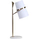 Canada 27 inch 40.00 watt Gold Table Lamp Portable Light