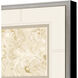 Fragmento Metallic and Beige and Neutral Framed Art, The Studio
