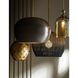 Swami 1 Light 22 inch Natural and Black Ombre with Antique Brass Pendant Ceiling Light, Small