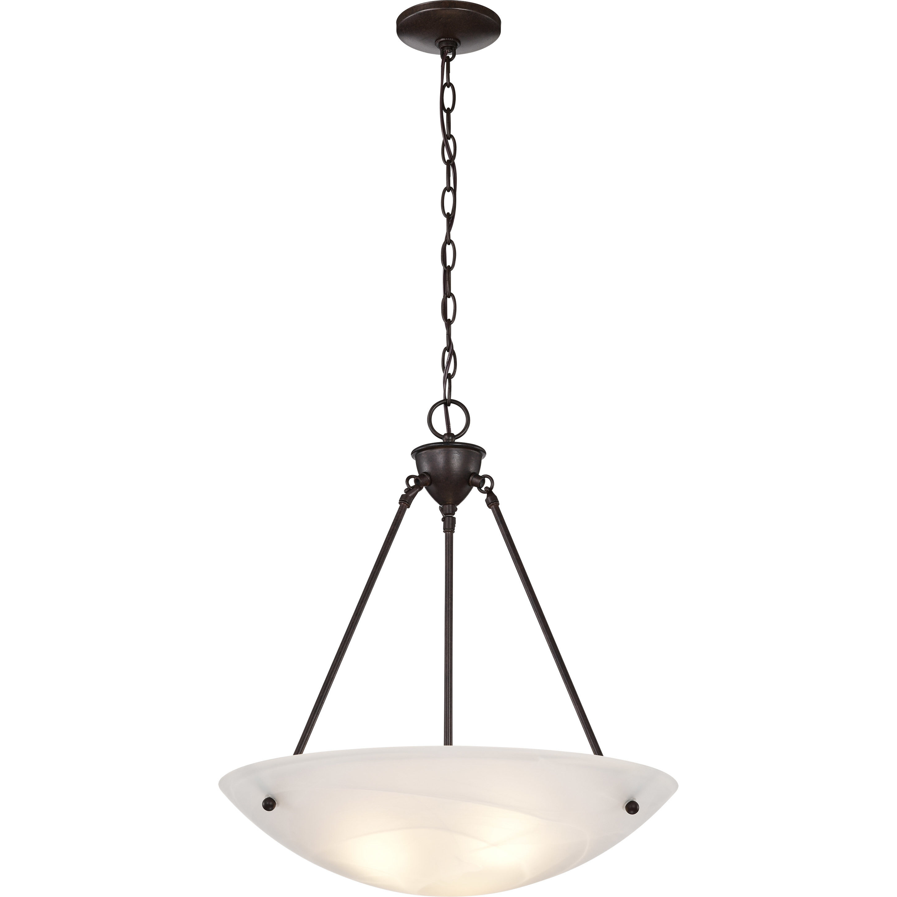 Brentwood 3 Light 23 inch Old Bronze Pendant Ceiling Light