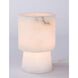 Hazel 8.5 inch 25.00 watt Natural Stone Mini Lamp Portable Light, Uplight