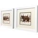 Lodge Moose Bear Brown and Beige Framed Art, Propac
