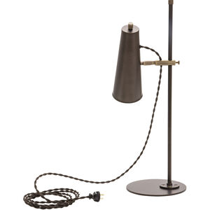 Norton 24 inch 6.2 watt Chestnut Bronze with Antique Brass Accents Table Lamp Portable Light