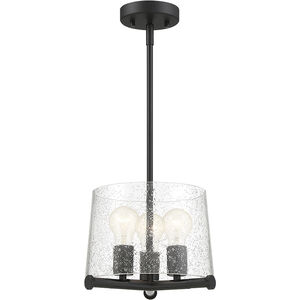 Matteson 3 Light 10.25 inch Matte Black Pendant Ceiling Light