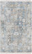 Solar 36 X 24 inch Sky Blue Rug in 2 x 3, Rectangle