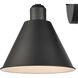 Abbington 1 Light 8.25 inch Matte Black Vanity Light Wall Light