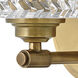 Elle 1 Light 6.5 inch Heritage Brass Vanity Light Wall Light