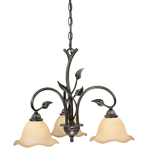 Vine LED 22 inch Oil Shale Chandelier Ceiling Light