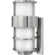 Saturn Outdoor Wall Mount Lantern in Stainless Steel, Large