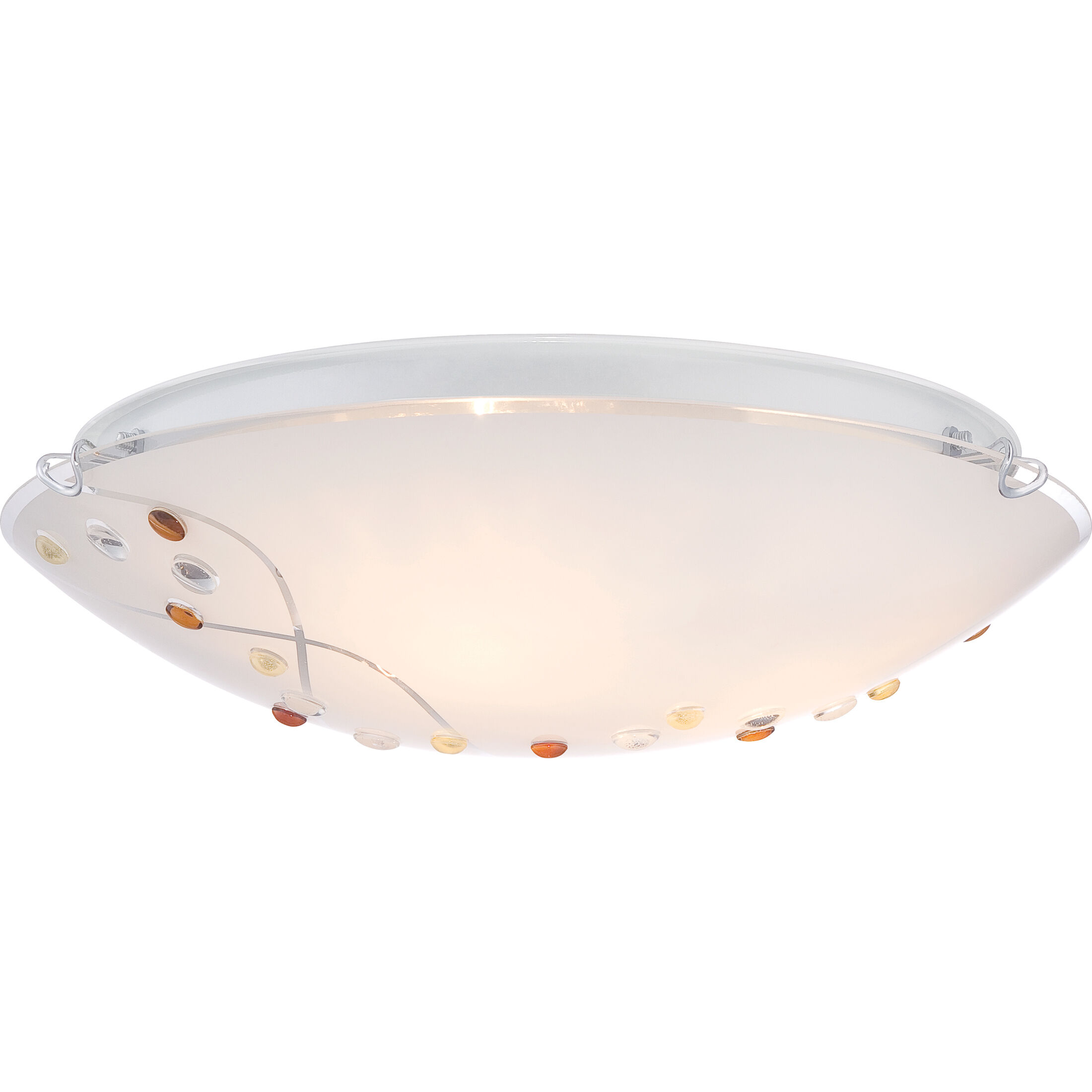 Platinum Stellar 3 Light 16 inch Polished Chrome Flush Mount Ceiling Light in Incandescent