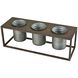 Centerville Galvanized with Dark Bronze Planter