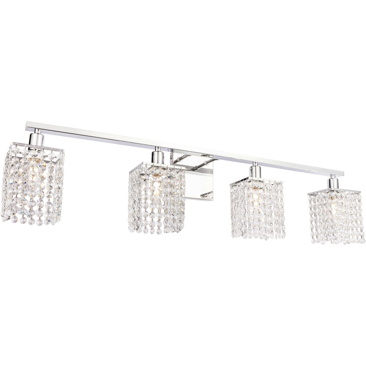Phineas 4 Light 36 inch Chrome Wall sconce Wall Light
