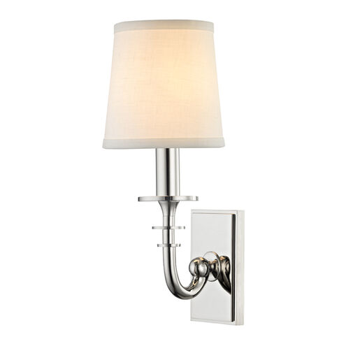 Carroll 1 Light 5 inch Polished Nickel Wall Sconce Wall Light