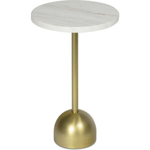 Arthur 21 X 13 inch Natural Brass Accent Table