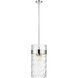 Fontaine 4 Light 13 inch Polished Nickel Pendant Ceiling Light