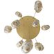 Javier 9 Light 25 inch Antique Brass Multi-Port Chandelier Ceiling Light