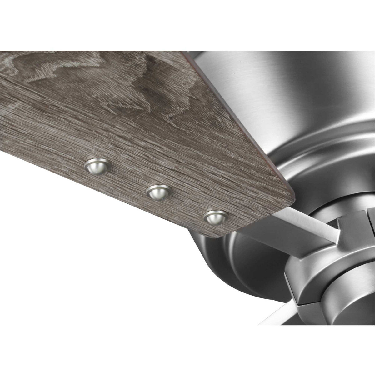 Chapin 54 inch Antique Nickel with Driftwood Blades Ceiling Fan