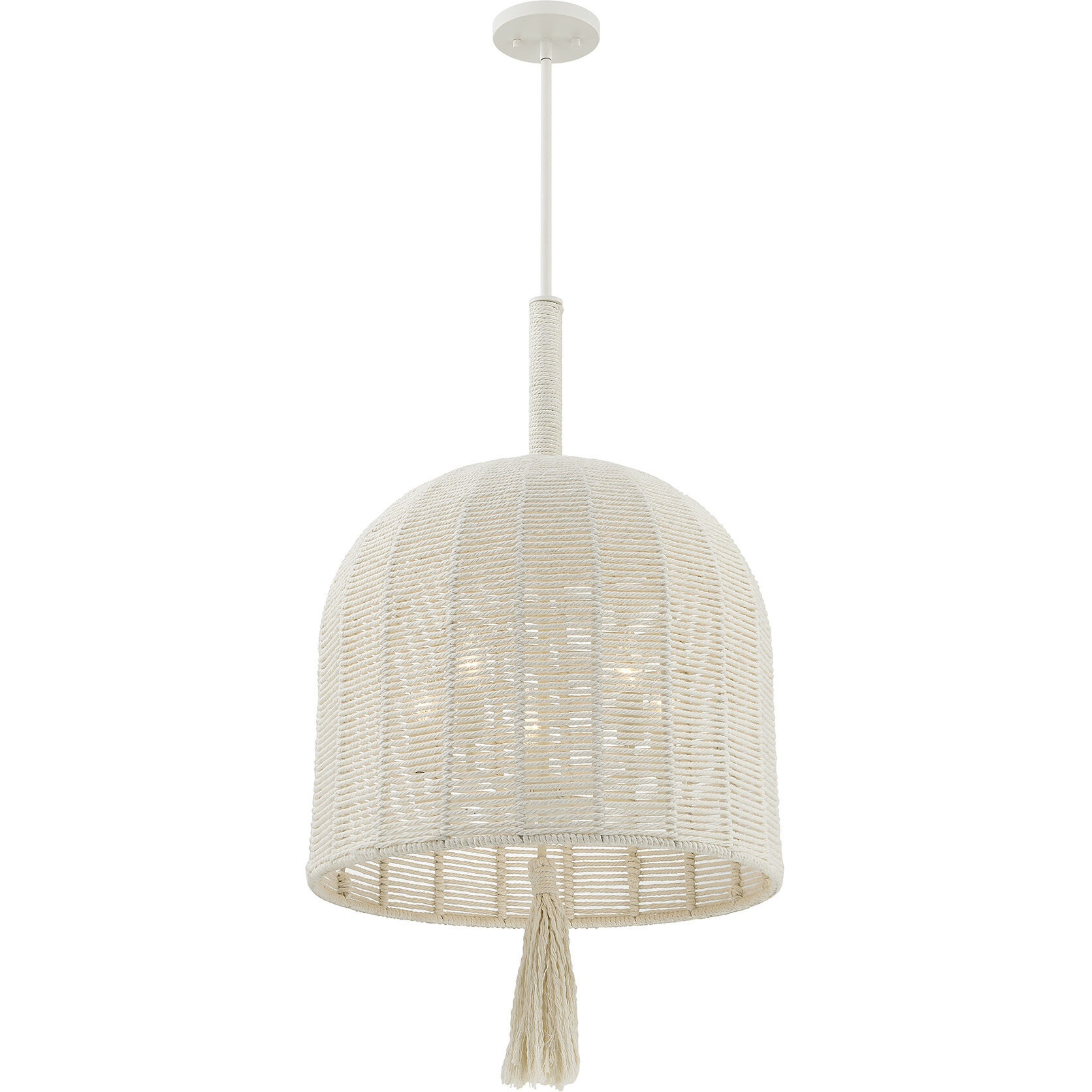 Lunara 5 Light 20 inch Cotton Pendant Ceiling Light