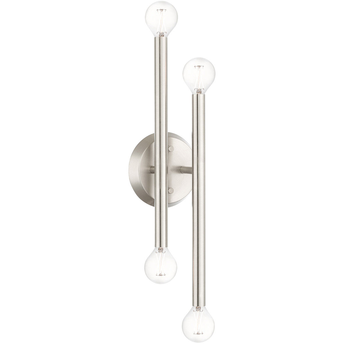 Soho 4 Light 5 inch Brushed Nickel ADA Sconce Wall Light