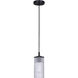 Kinslea 1 Light 4.75 inch Matte Black Pendant Ceiling Light in Clear Glass