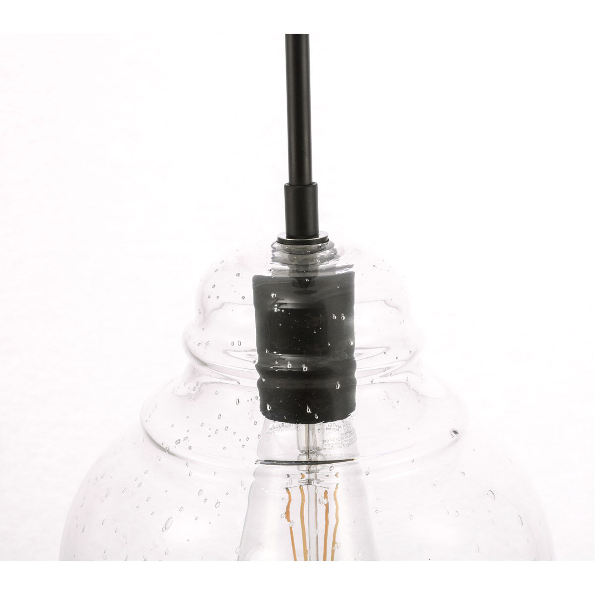 Pierce 1 Light 8 inch Black Pendant Ceiling Light