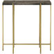 Flying 23.25 X 22 inch Natural and Gold Side Table