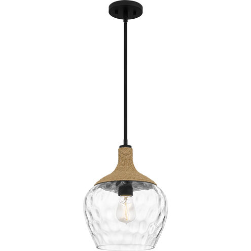 Piccolo 1 Light 12 inch Matte Black Mini Pendant Ceiling Light