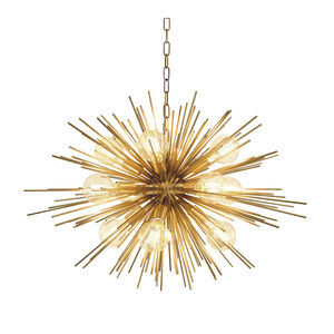 Boivin 12 Light 35.43 inch Matte Brass Chandelier Ceiling Light