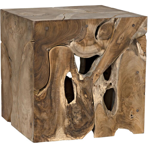 Vert 16 X 16 inch Clear Coat Satin Side Table