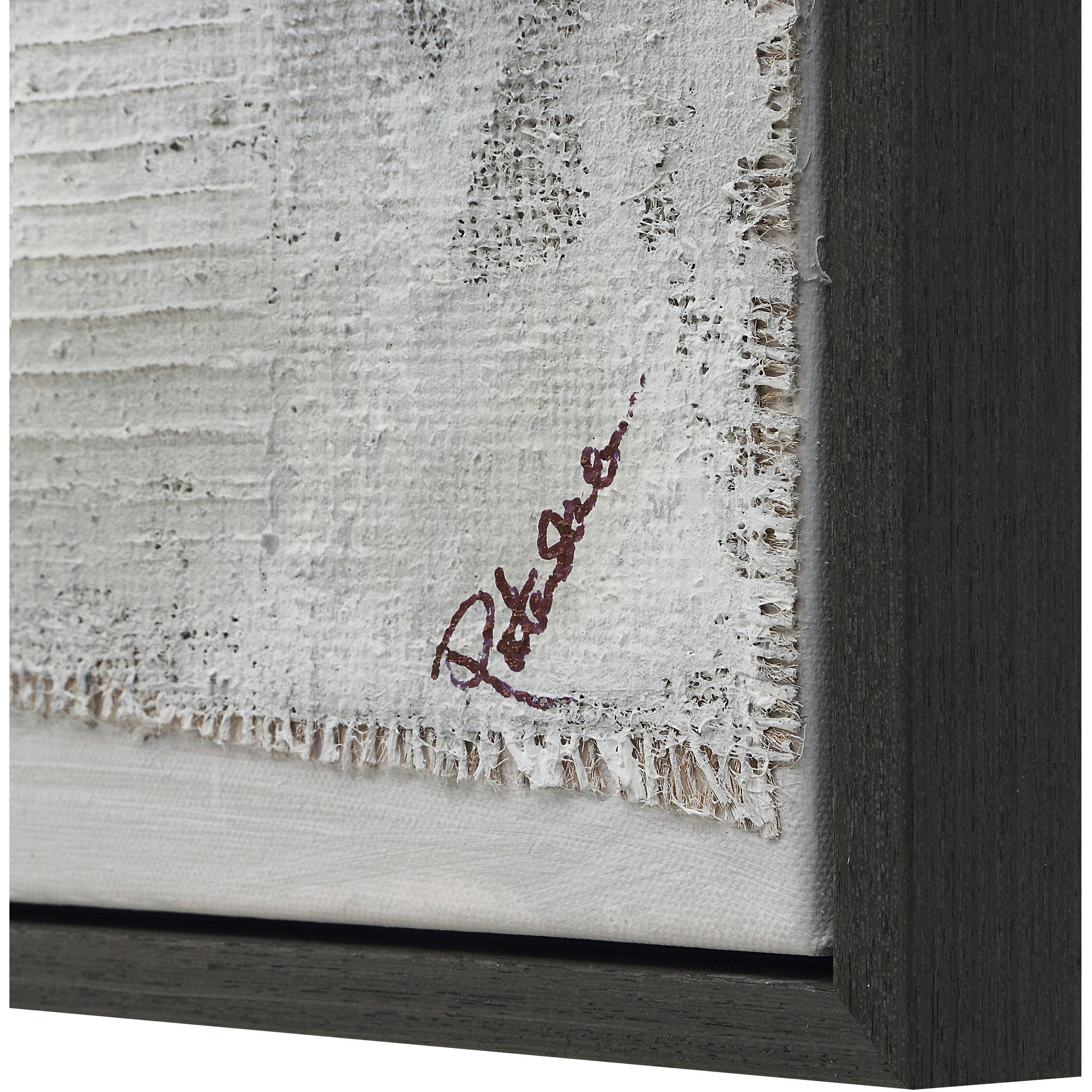 Zariah Multicolor and Charcoal Canvas Art