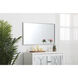 Monet 36 X 20 inch Silver Wall Mirror
