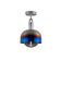 Forked LED 9.84 inch Burnt Steel Flush Mount Ceiling Light