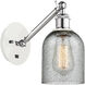 Ballston Caledonia LED 5 inch White and Polished Chrome Sconce Wall Light
