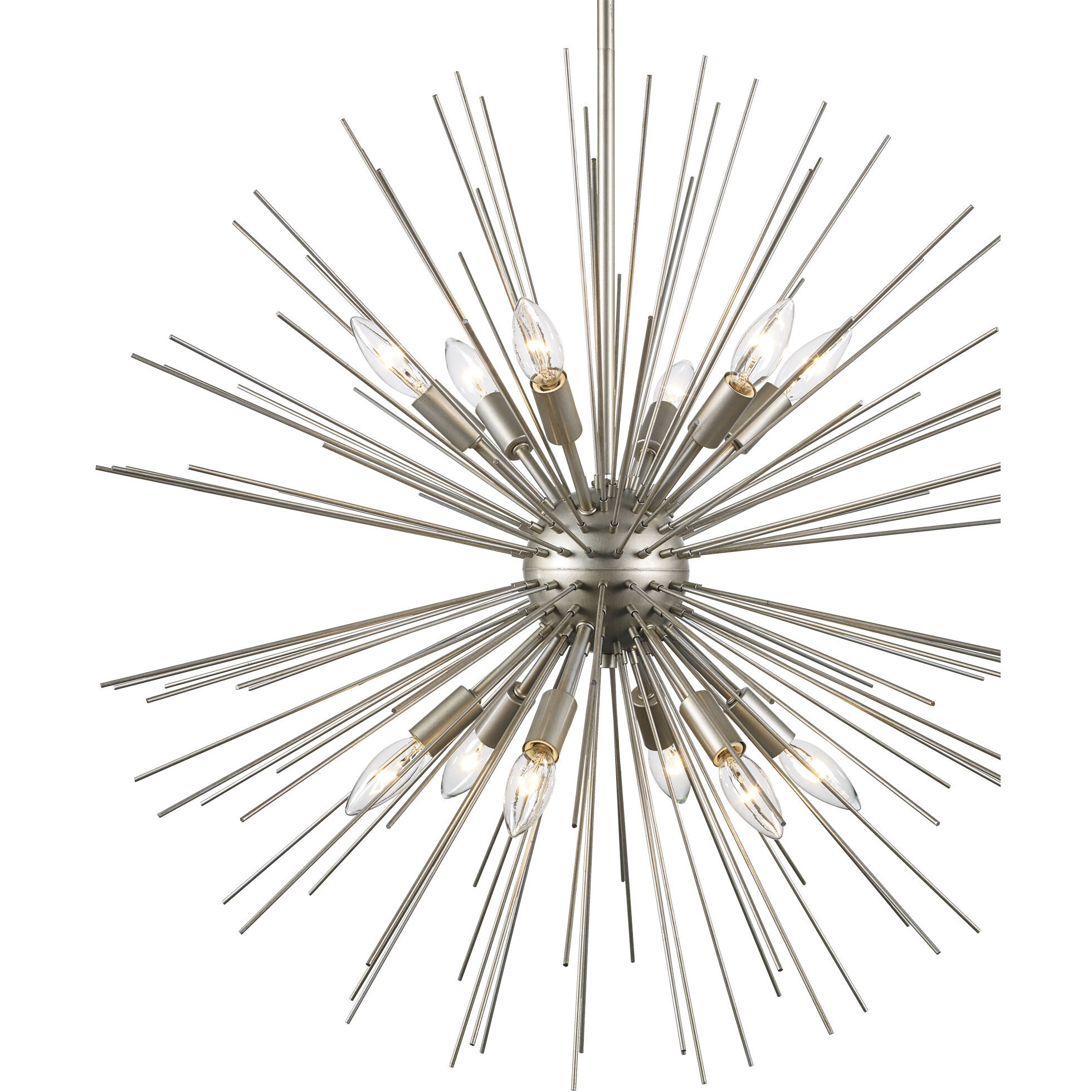 Collina 12 Light 29 inch Antique Silver Leaf Pendant Ceiling Light