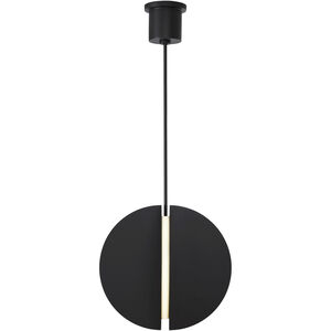 Sean Lavin Bau LED 18 inch Nightshade Black Pendant Ceiling Light, Integrated LED