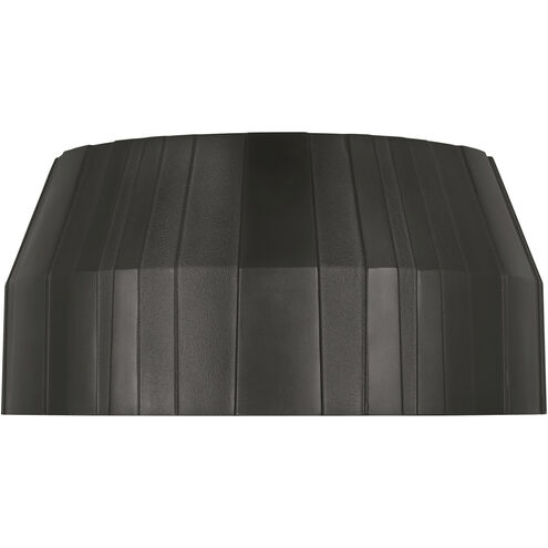 Clodagh Bling LED 15.1 inch Plated Dark Bronze Flushmount Ceiling Light