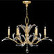 Beveled Arcs 6 Light 42 inch Gold Chandelier Ceiling Light in Gold Leaf