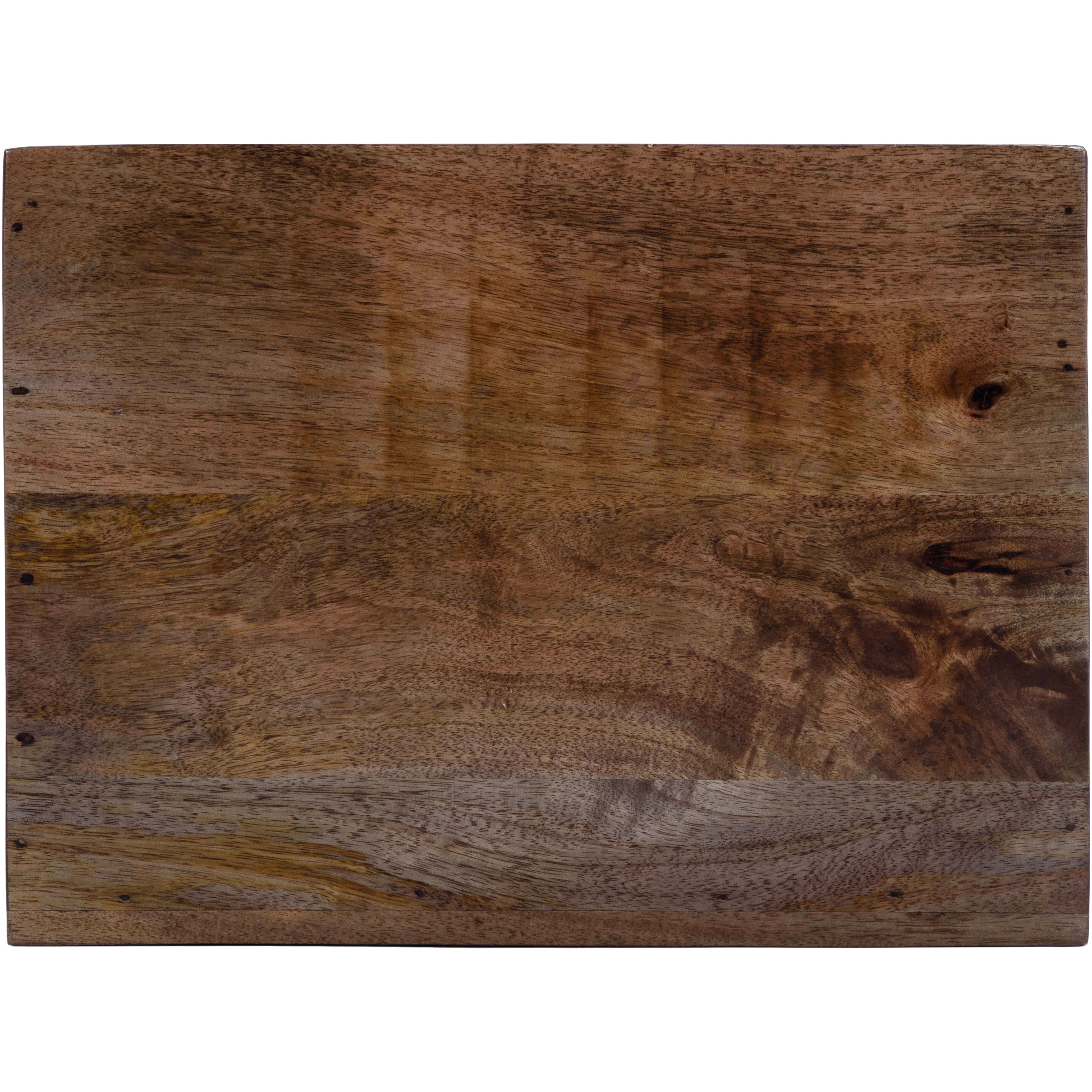 Alda Wood & Brass Metal Inlay Dresser or Chest