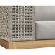 Salerno Palazzo Taupe Outdoor Sofa