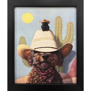 Curly II 11 X 9 inch Non-Glass Framed Art