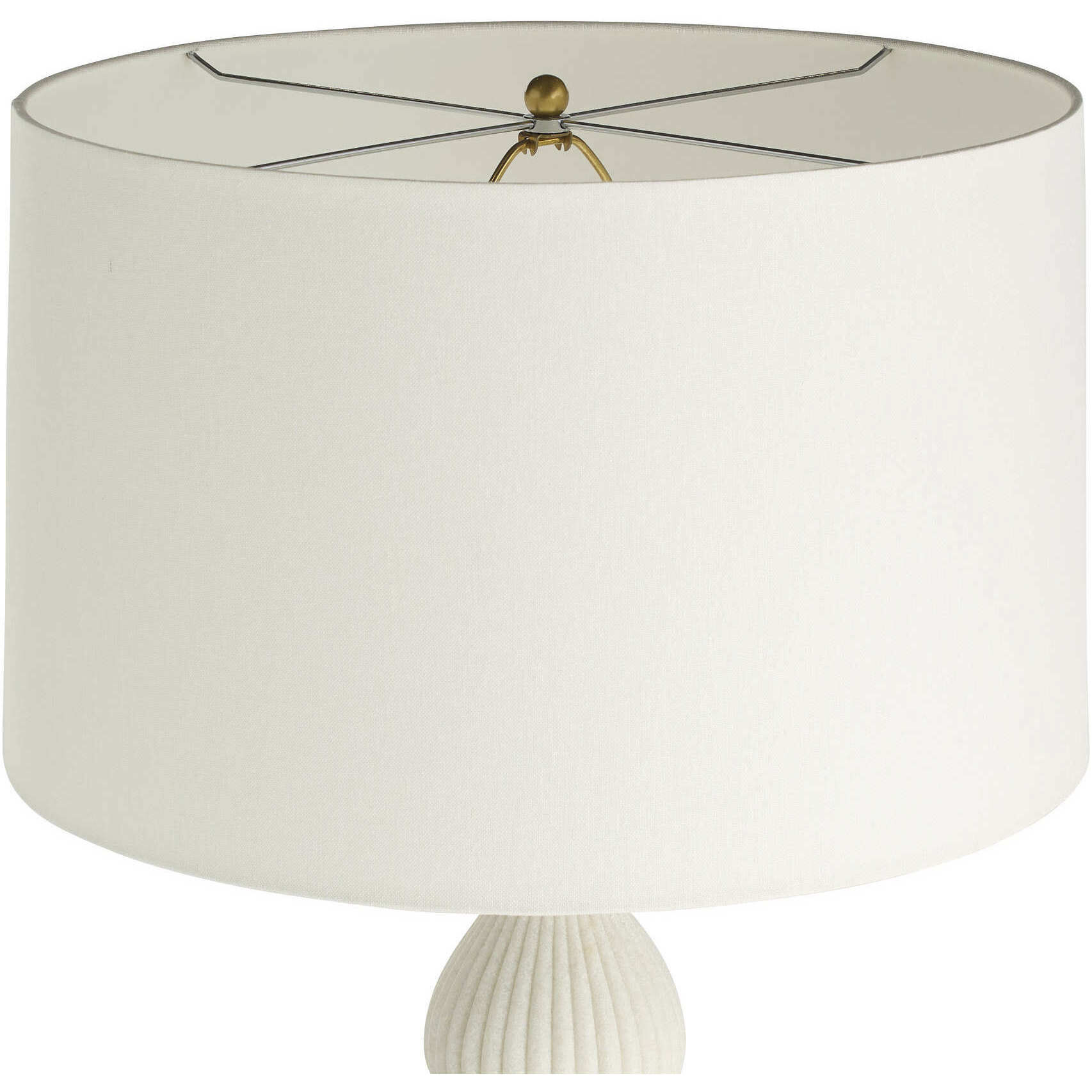 Nicole 68 inch 150.00 watt Ivory and Antique Brass Floor Lamp Portable Light