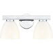 Apria 2 Light 15.75 inch Polished Chrome Vanity Light Wall Light