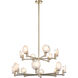 Cloudburst 14 Light 32.38 inch Champagne Gold Pendant Ceiling Light