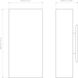 Comino 2 Light 6.1 inch Plaster ADA Interior Wall Light